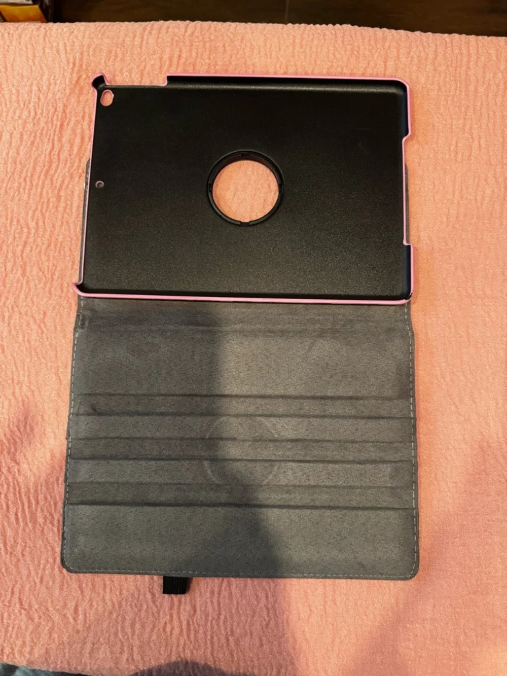 Floral Pink Tablet Case - Rotating Folio Cover